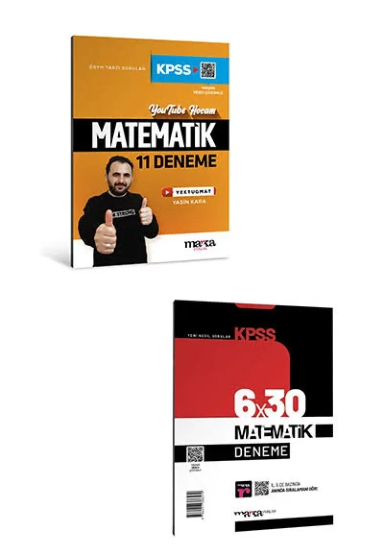 Marka Yayınları 2025 KPSS Matematik 11 Deneme Tamamı Video Çözümlü Yektugmat