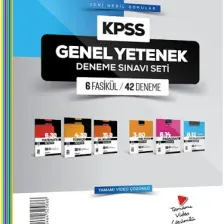 Marka Yayınları 2025 KPSS Genel Yetenek Deneme Sınavı Seti 6 Fasikül 42 Deneme