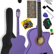 Midex CG-395PRP Klasik Gitar 4/4 Sap Ayarlı Kesik Kasa Full Set (Çanta Askı Tuner Metod Pena)