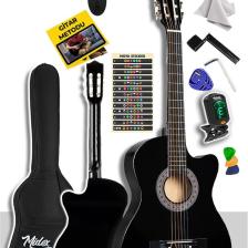 Cg-395bk Siyah Klasik Gitar 4/4 Sap Ayarlı Kesik Kasa Full Set (ÇANTA ASKI TUNER METOD PENA)