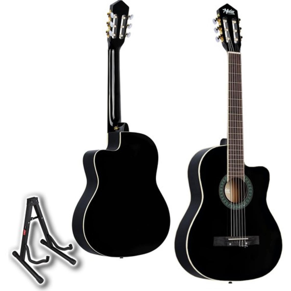 Midex MGX-100BK-ST Üst Seviye Klasik Gitar 4/4 Sap Ayarlı (Çanta Stand Tuner Capo Askı Metod Pena)