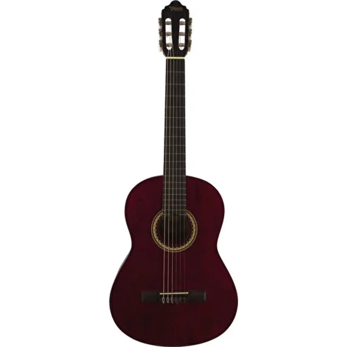 Valencia VC204 Klasik Gitar Kırmızı