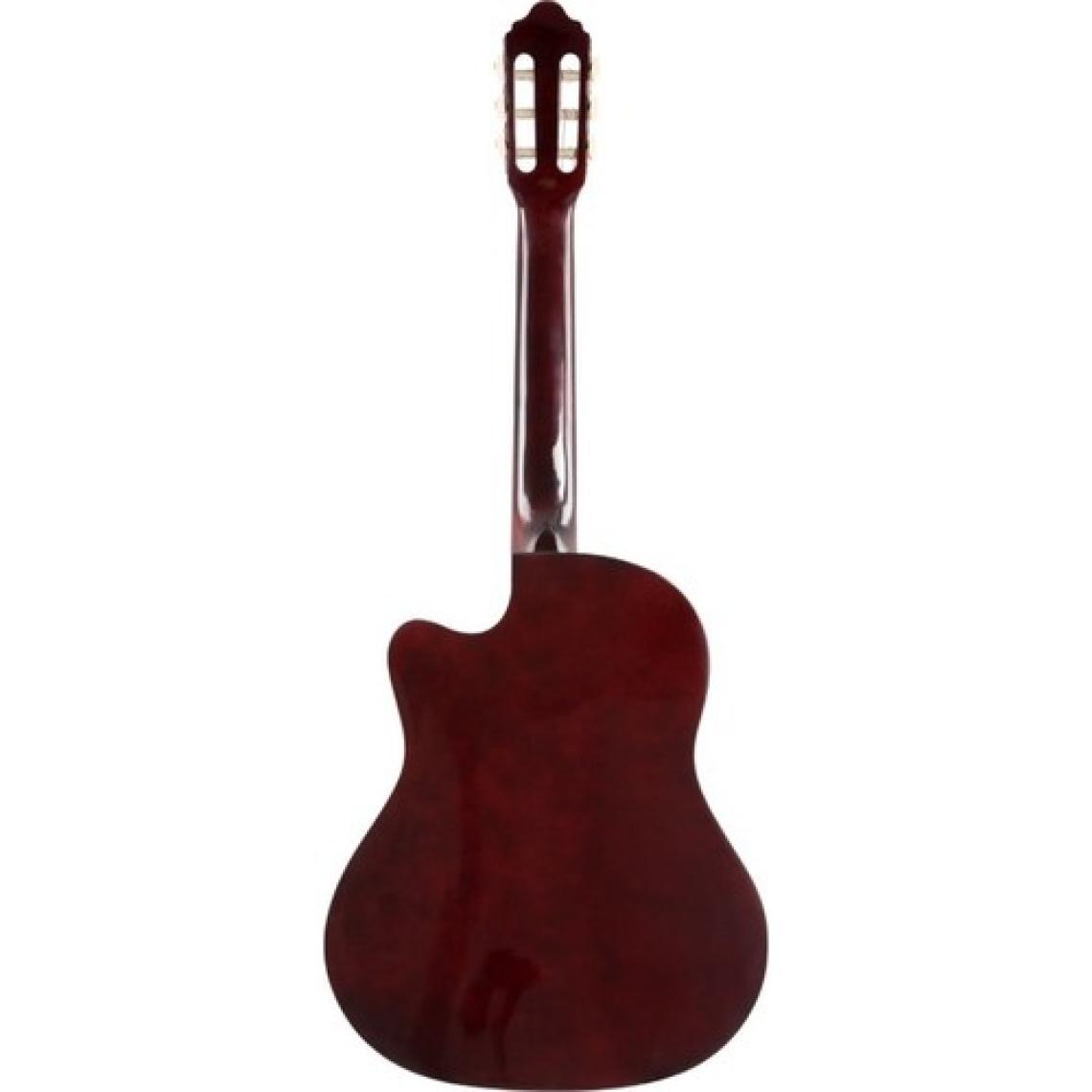 Valencia VC104TC Naturel Cutaway Klasik Gitar 4/4 (Sap Çelik+Kılıf)