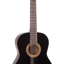 Valencia VC104TBK Siyah Klasik Gitar 4/4 (Sap Çelik+Kılıf)