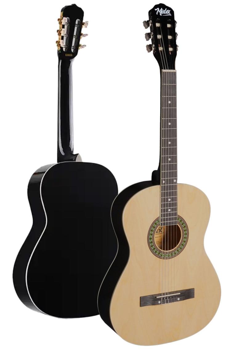 Midex MGX-150 Klasik Gitar Sap Ayarlı Doğal Ahşap Gül Klavye 4/4 Yetişkin