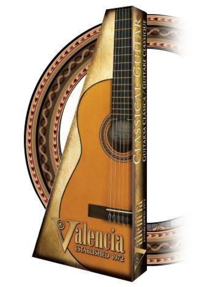 Valencia VC104 Klasik Gitar 4/4 (Mavi)