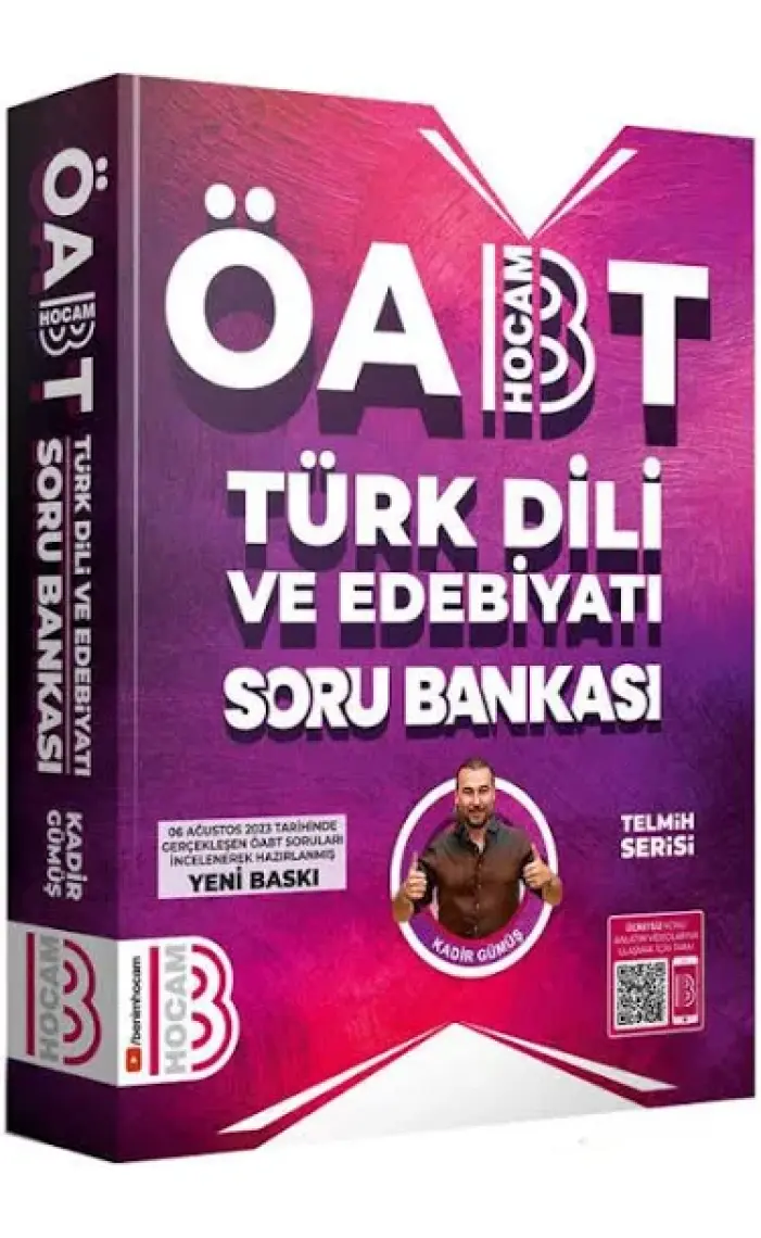 Benim Hocam Yayınları  ÖABT 2022 Türk Dili ve Edebiyatı Tamamı Çözümlü Soru Bankası