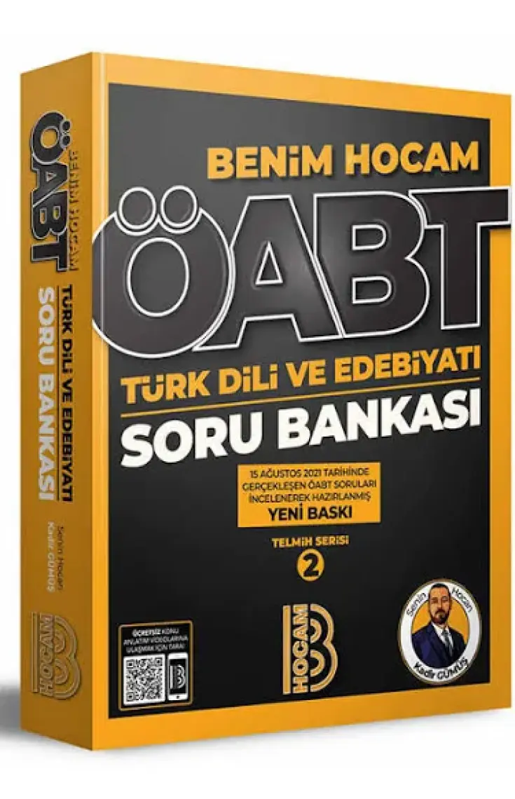Benim Hocam Yayınları  ÖABT 2022 Türk Dili ve Edebiyatı Tamamı Çözümlü Soru Bankası