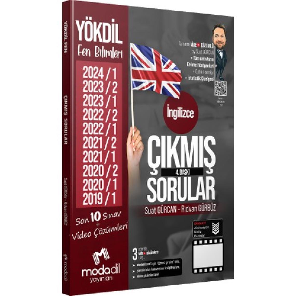 Modadil Yayınları YÖKDİL Fen Çıkmış Sorular Tamamı Video Çözümlü