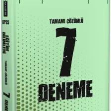 Pegem Akademi Yayıncılık 2024 KPSS Eğitim Bilimleri Tamamı Çözümlü 7 Deneme