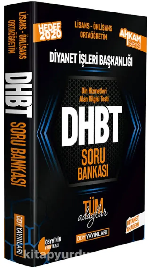 Ddy Yayınları 2024 Dhbt Ahkam Serisi Tüm Adaylar Tamamı Çözümlü Soru Bankası