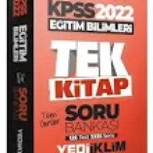 Yediiklim Yayınları KPSS 2022 Pratik Eğitim Serisi Eğitim Bilimleri Tek Kitap Soru Bankası