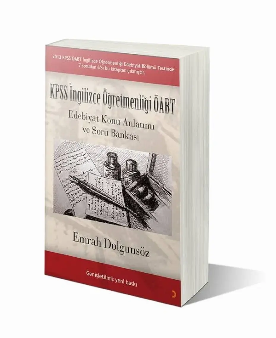 KPSS İngilizce Öğretmenliği ÖABT Edebiyat Konu Anlatımı ve Soru Bankası