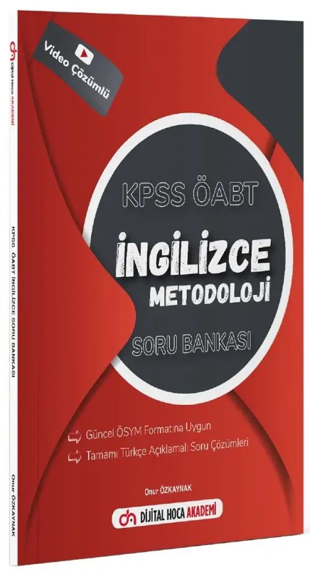 Dijital Hoca Akademi Öabt Ingilizce Öğretmenliği Metodoloji Video Çözümlü Soru Bankası