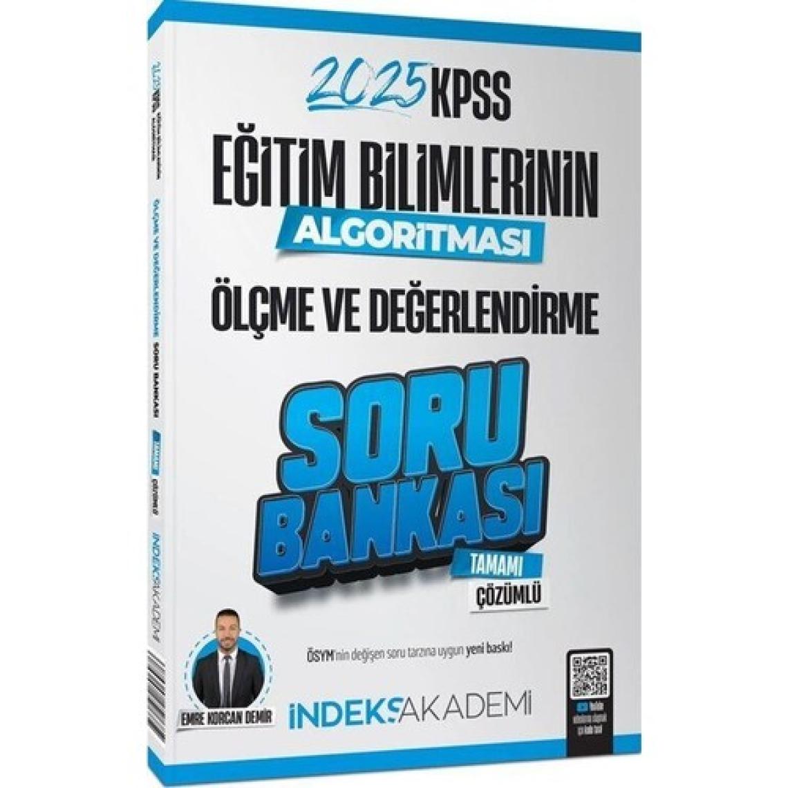 İndeks Akademi Yayıncılık 2025 KPSS Eğitim Bilimlerinin Algoritması Ölçme ve Değerlendirme Soru Bankası