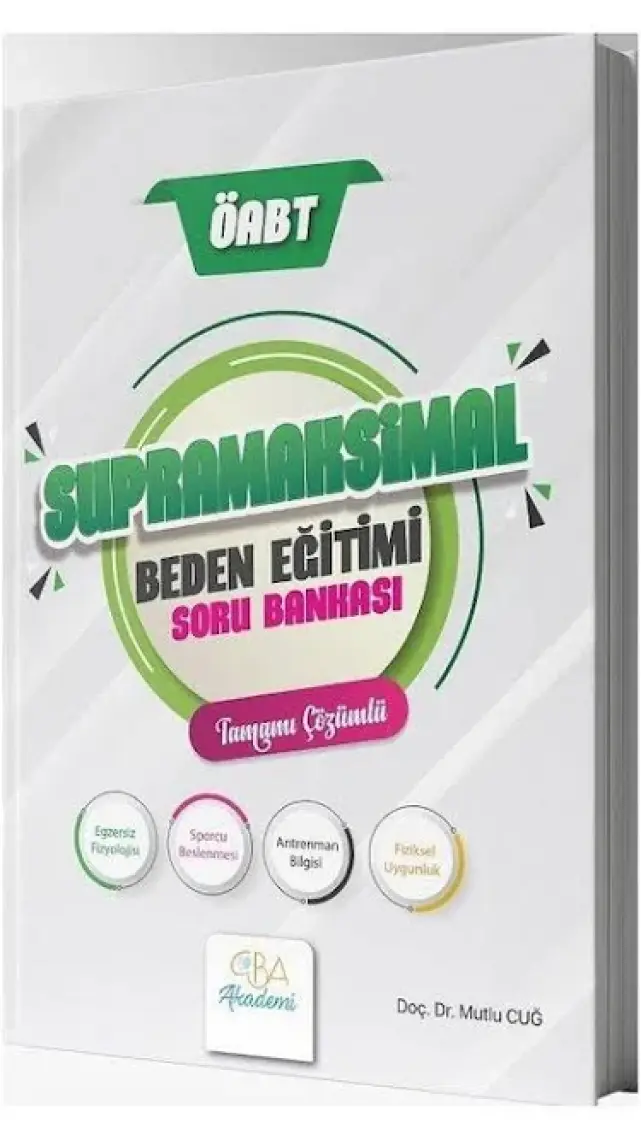 CBA Akademi ÖABT Beden Eğitimi Supramaksimal Soru Bankası Çözümlü 2021
