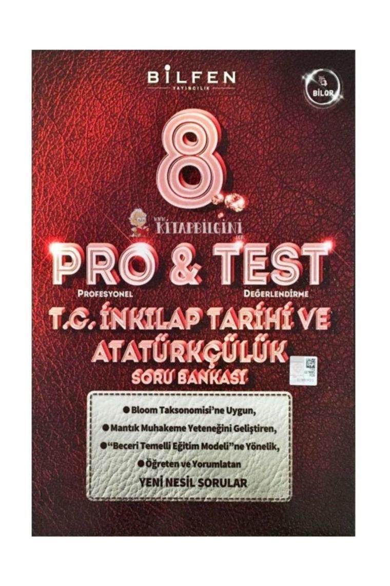 Bilfen Yayınları Bilfen Yayınları 8. Sınıf Inkılap Tarihi Ve Atatürkçülük Pro-test Soru Bankası