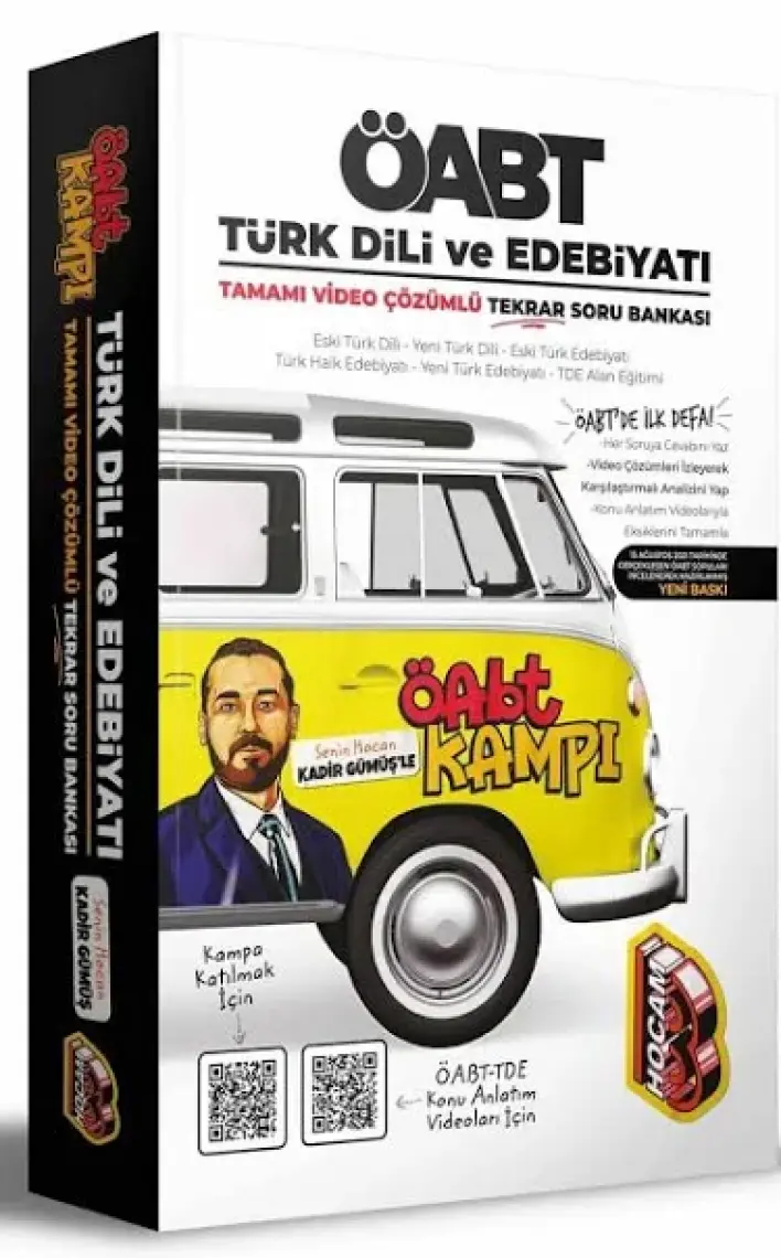 Benim Hocam Yayınları  ÖABT Türk Dili ve Edebiyatı KAMP Tamamı Video Çözümlü Soru Bankası