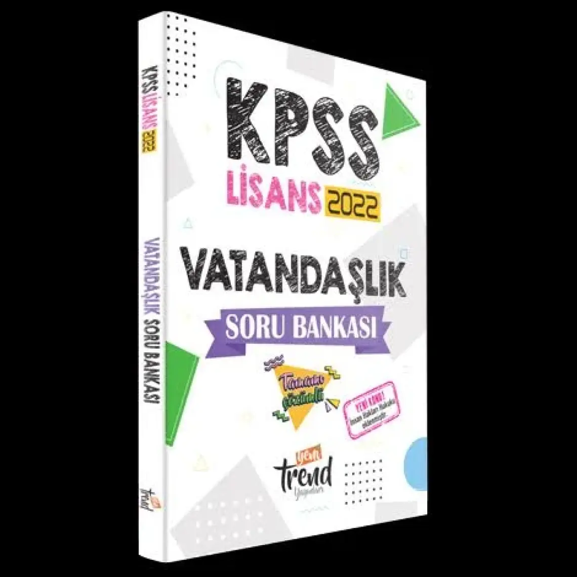 Yeni Trend Yayınları KPSS 2022 Vatandaşlık Çözümlü Soru Bankası / Yeni Trend