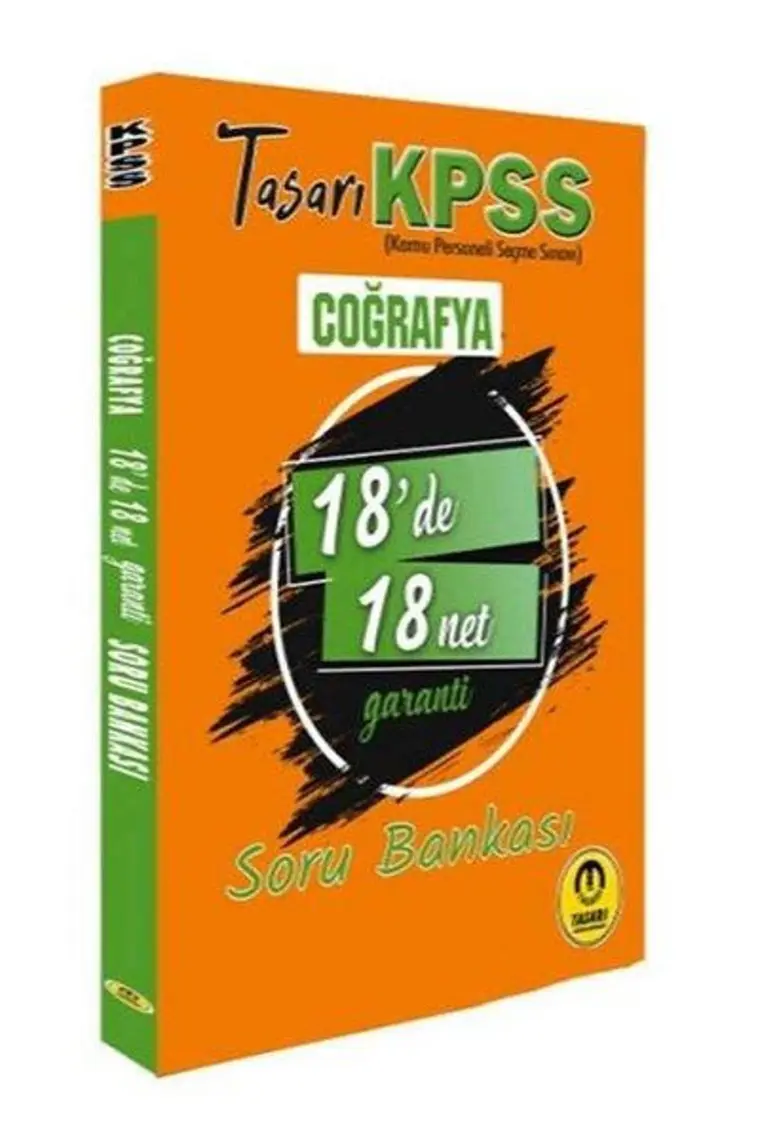 Tasarı Yayınları KPSS 2022 COĞRAFYA18 De 18 Garanti Soru Bankası