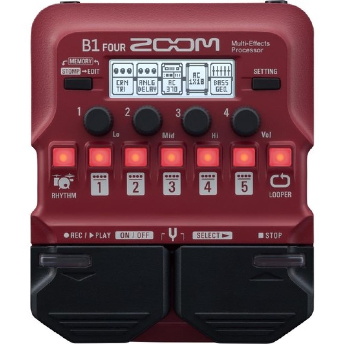 Zoom B1 FOUR Bass Multi-Efekt Prosesörü