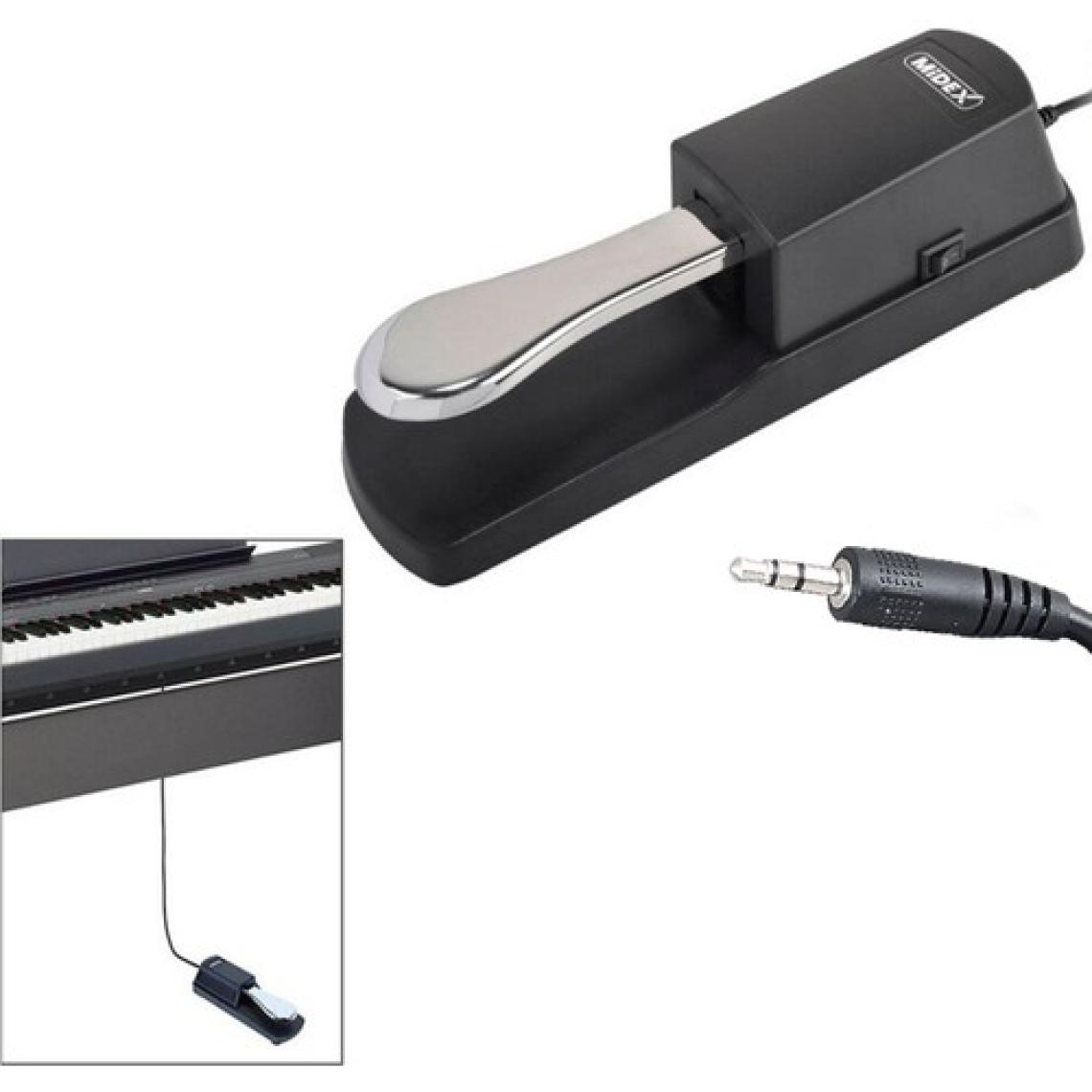 Midex Pp-06 Sustain Pedalı ( 3.5 mm Jack Sustain Girişi Olan Tüm Ürünlerle Uyumlu)