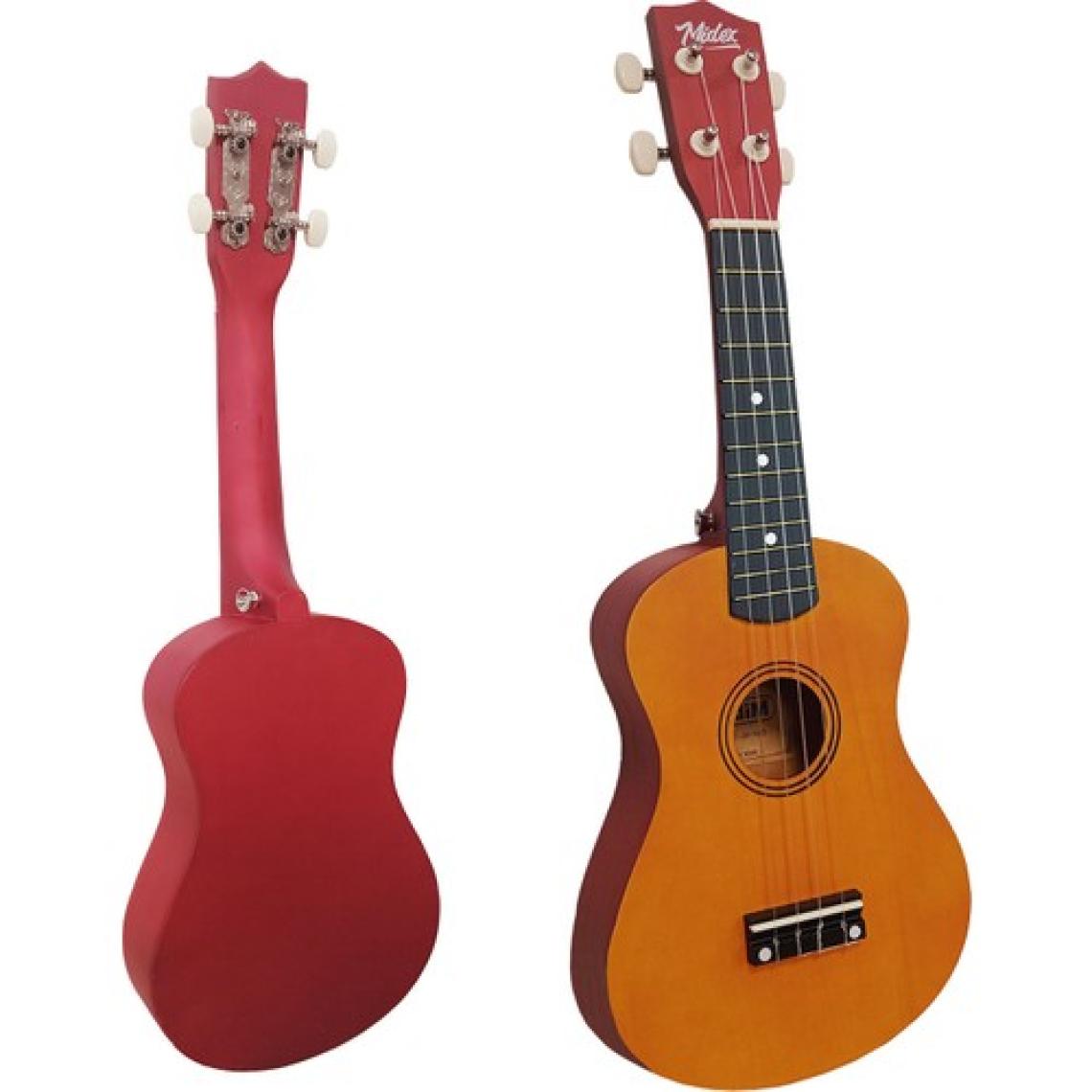 Midex UKX-901YL Turuncu Soprano Ukulele (Askı Çanta Metod Pena)