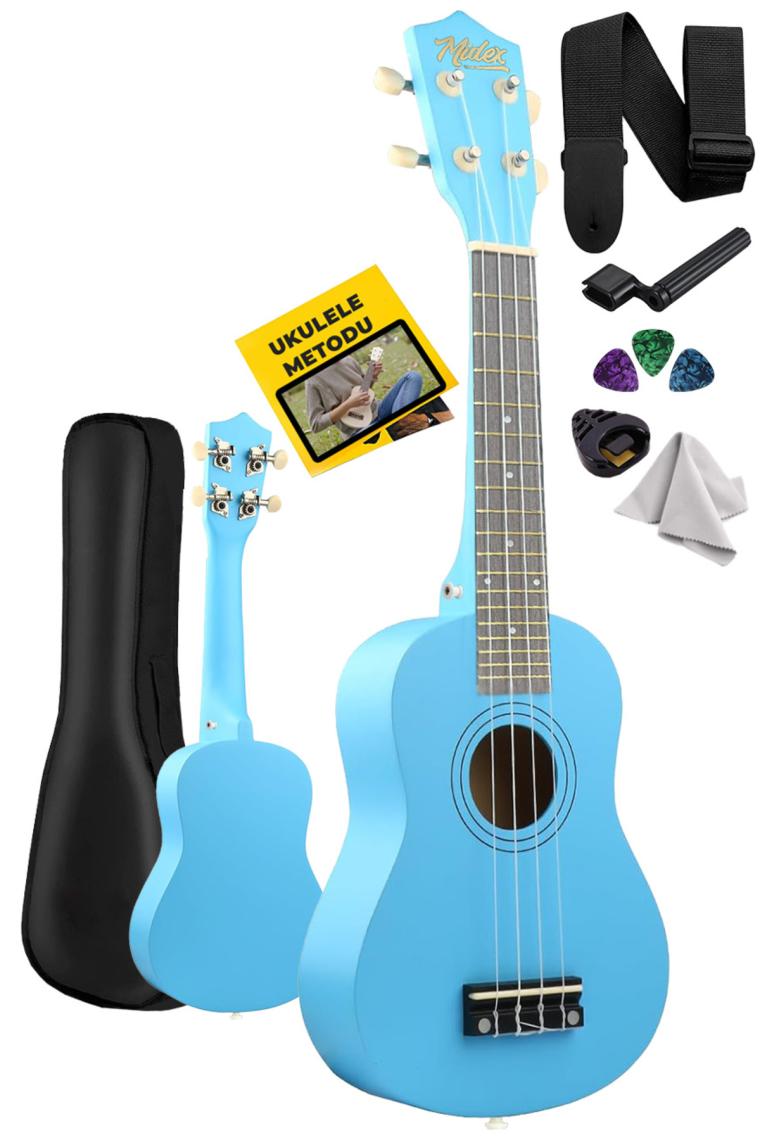 Ukx-233bl Mavi Concert Ukulele (ASKI ÇANTA METOD PENA)