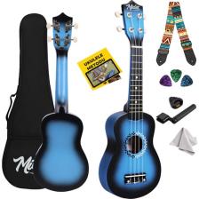 UKX-500BL Sunburs Efektli Maun Soprano Ukulele Full Set