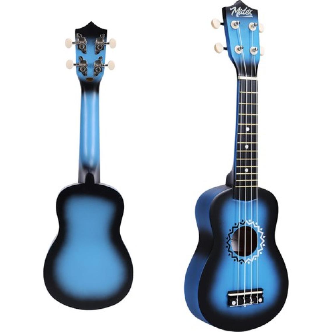 UKX-500BL Sunburs Efektli Maun Soprano Ukulele Full Set