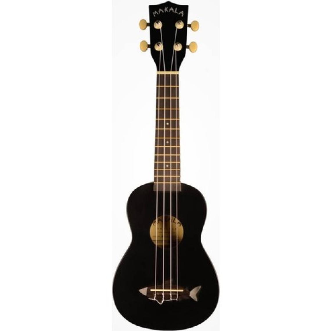 Kala Makala Shark Soprano Ukulele (Siyah)