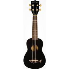 Kala Makala Shark Soprano Ukulele (Siyah)