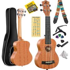Rennes RD-24 Concert Ukulele (Çanta Capo Askı Metod Pena)