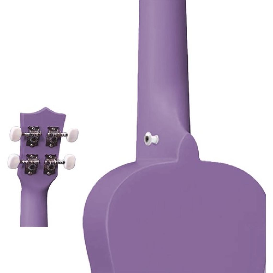 Midex UKX-901PRP Mor Soprano Ukulele (Askı Çanta Metod Pena)