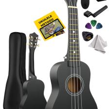 Ukx-901bk Siyah Soprano Ukulele (ASKI ÇANTA METOD PENA)