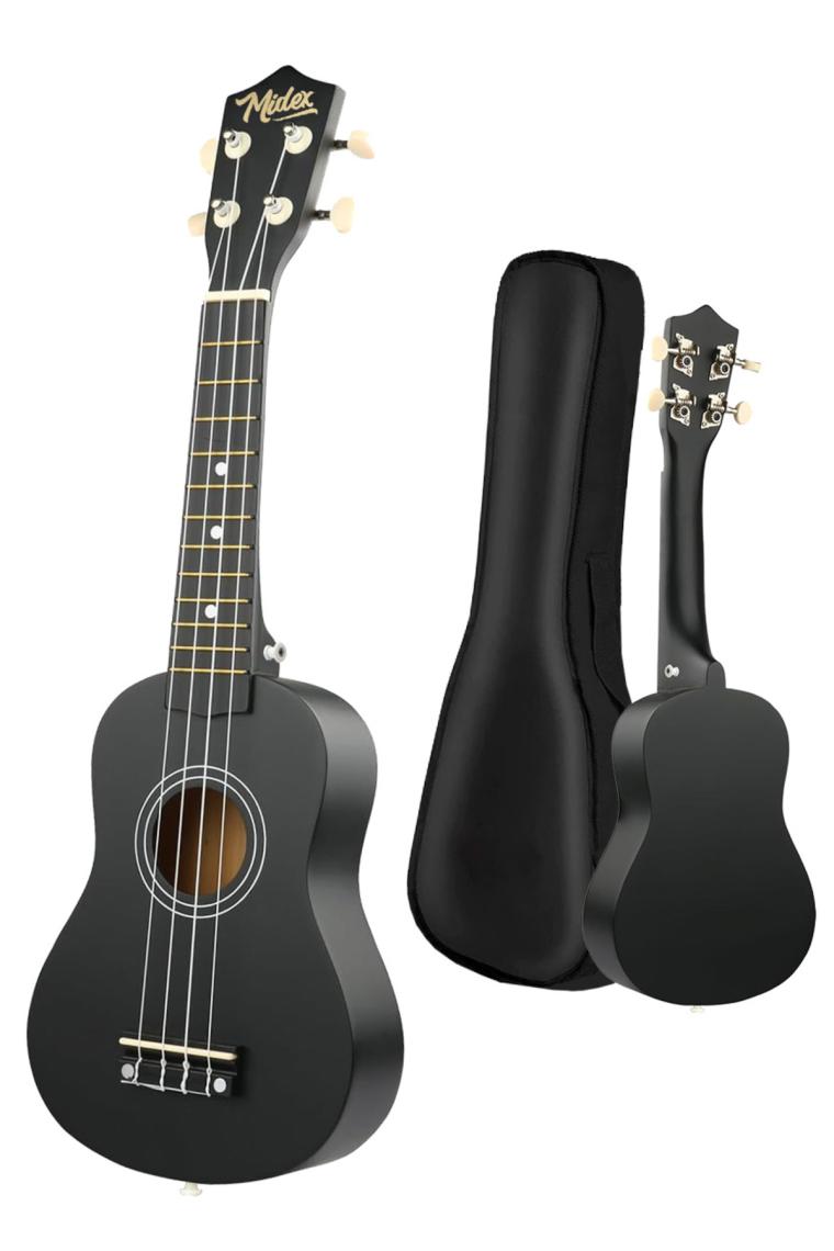 Ukx-901bk Siyah Soprano Ukulele (ASKI ÇANTA METOD PENA)