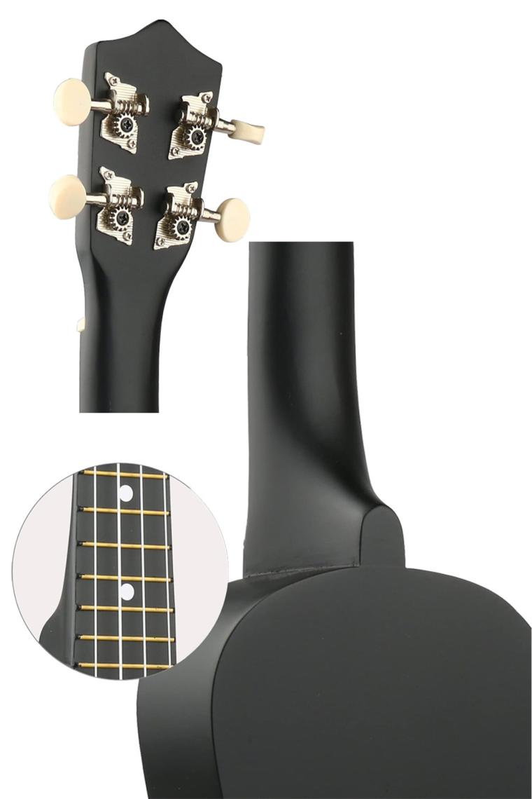 Ukx-901bk Siyah Soprano Ukulele (ASKI ÇANTA METOD PENA)