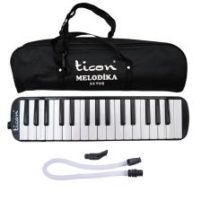 32 Tuşlu Bez Çanta Melodika Siyah