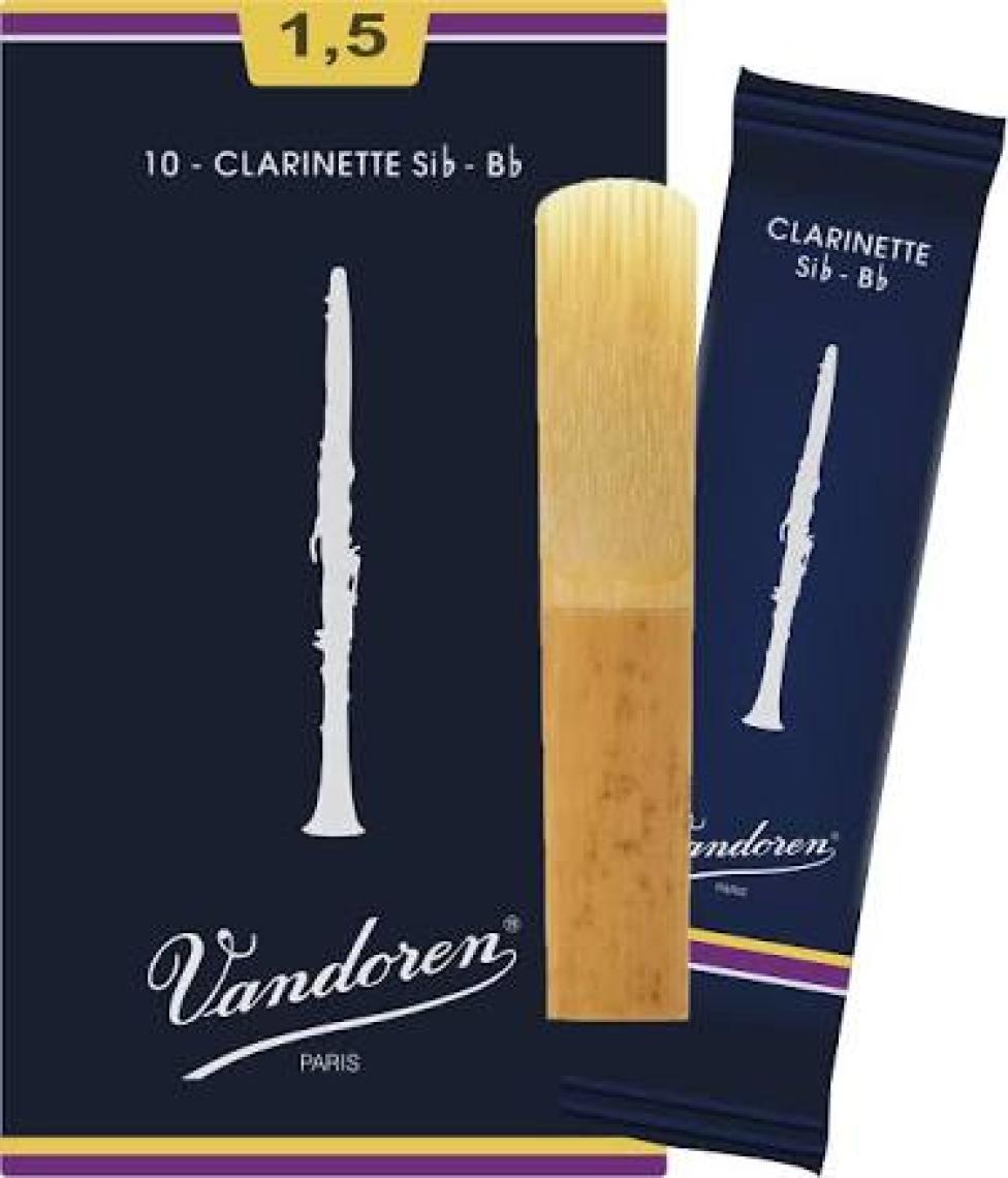 Vandoren Klarnet Kamış Vandoren Traditional 1,5 Numara Bb -Adet