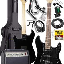 Rph-30bk-30amp Elektro Gitar Seti 30 Watt Gain'li Amfi Kulaklık Full Set