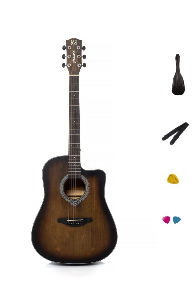 Sa-215 Wa Akustik Gitar - Ceviz