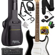 Rph-30wb-25amp Gül Klavye Sss 25w Amfili Elektro Gitar Seti