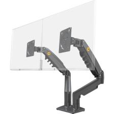 North Bayou NB F160U 17"-27" Monitör Tutucu Amortisörlü 2-9 kg Monitör Standı 2023 Yeni Tasarım (2x USB Kablo Hediye)