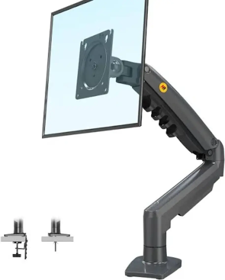 Nb North Bayou F80 17"-30" Amortisörlü 2-9 kg Monitör Standı 2023 Black Edition