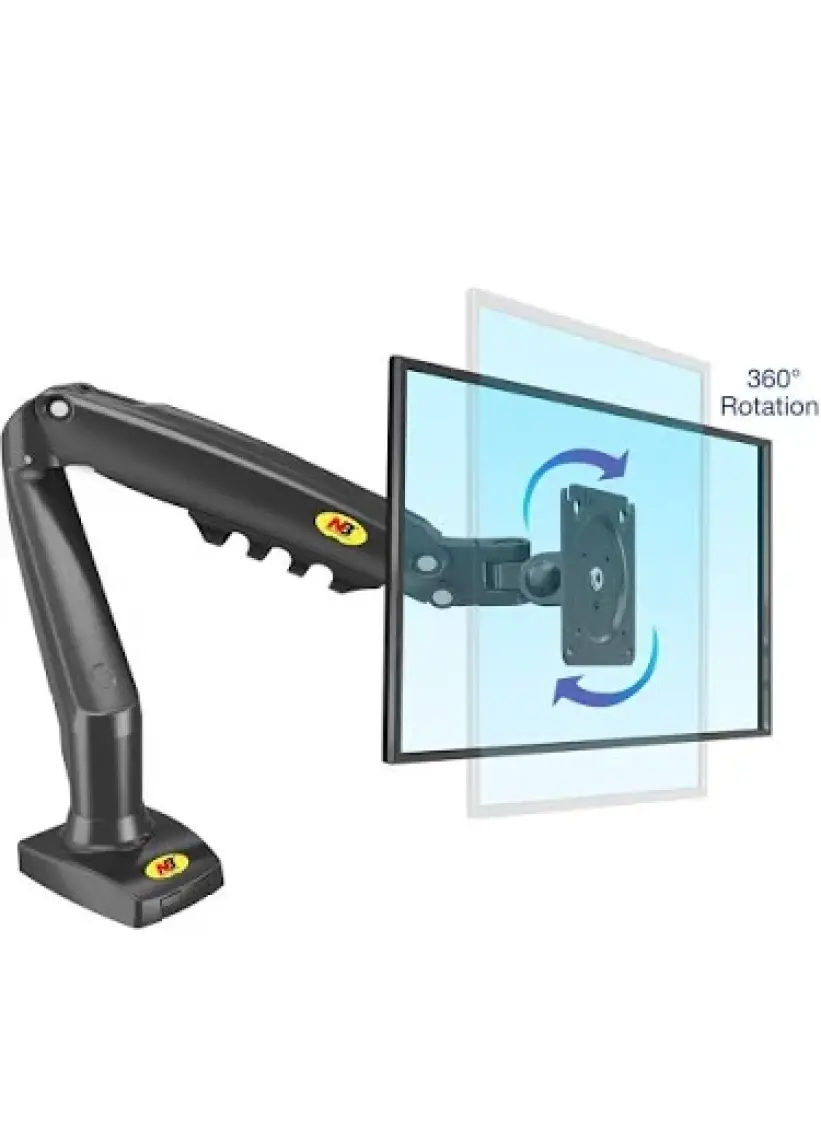 Nb North Bayou F80 17"-30" Amortisörlü 2-9 kg Monitör Standı 2023 Black Edition