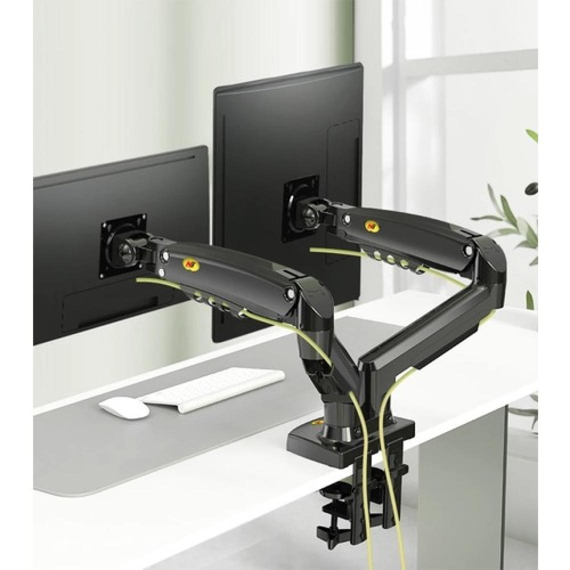 Daytona Northbayou F160 17-27'' Çift Kol 2-9 kg Amortisörlü Monitör Standı (Yeni Versiyon)
