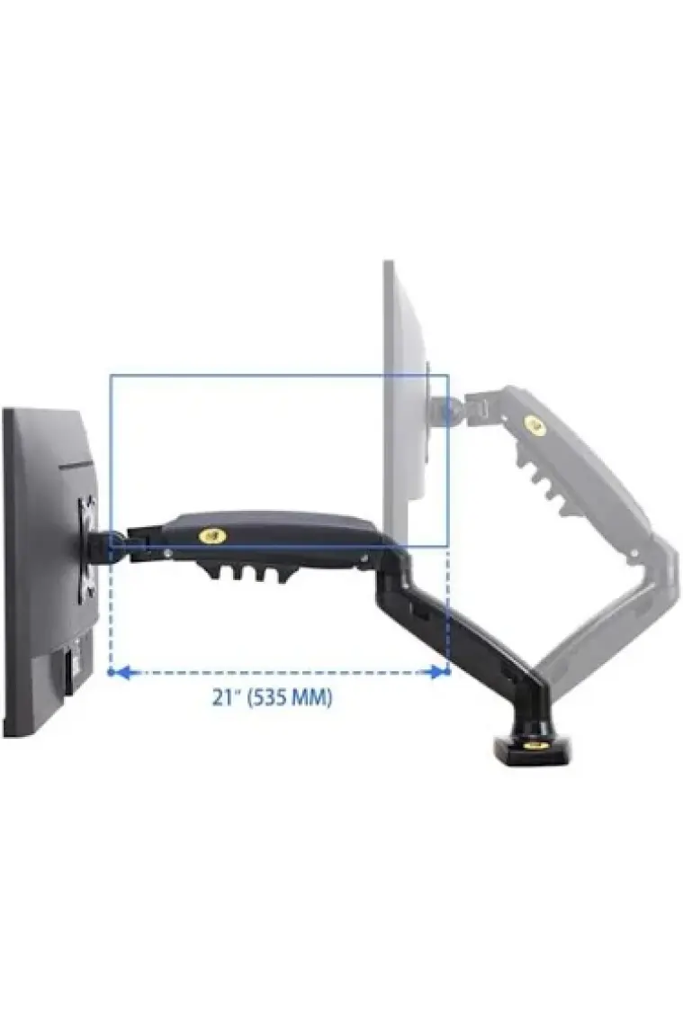 Vontech F80 MNT01 17-30" LCD LED Monitör Tutucu Amortisörlü Vesa Monitör Standı NBF80