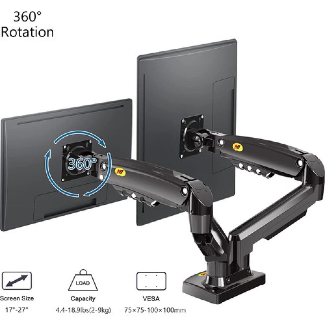North Bayou NB F160 17-27'' Monitör Standı 2-9 Amortisörlü Monitör Standı Yeni Tasarım 2023 Versiyon
