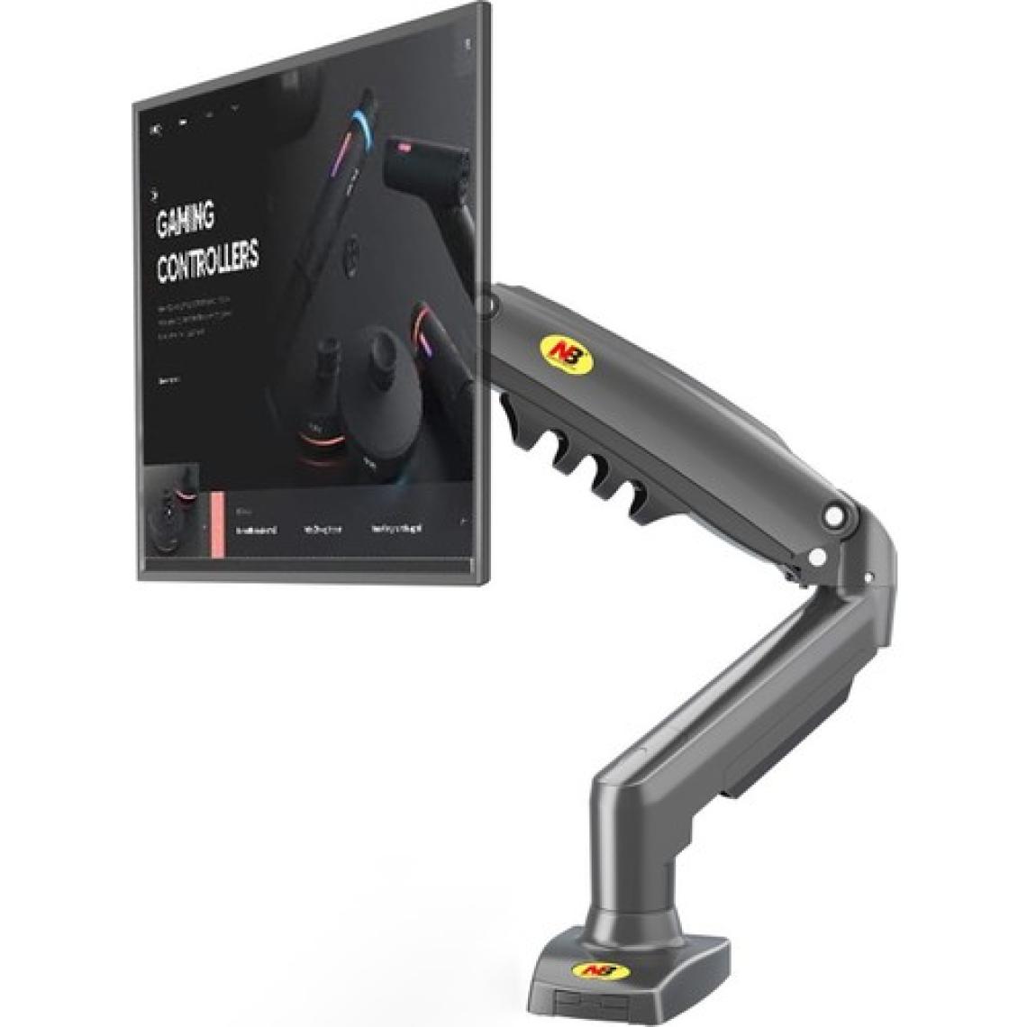 North Bayou NB F80 17"-30" Amortisörlü 2-9 kg Monitör Standı Yeni Tasarım 2023 Black Edition