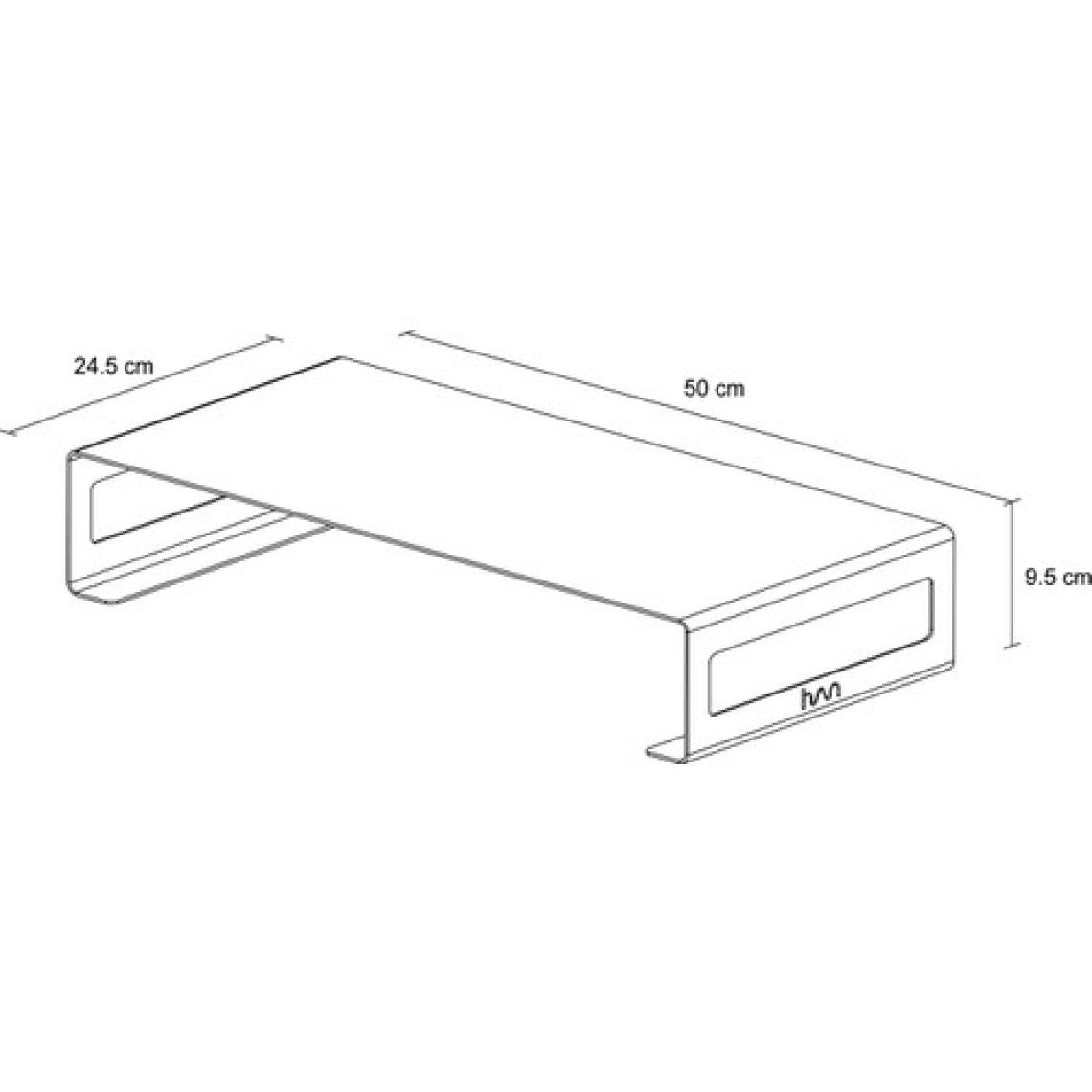 Hansdo Monitör Standı - Laptop Standı - Monitör Yükseltici - Metal - Siyah - SMS1BL